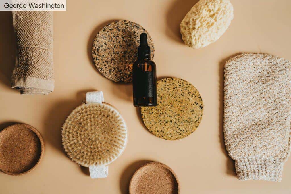 Bathing Tools on Beige Surface